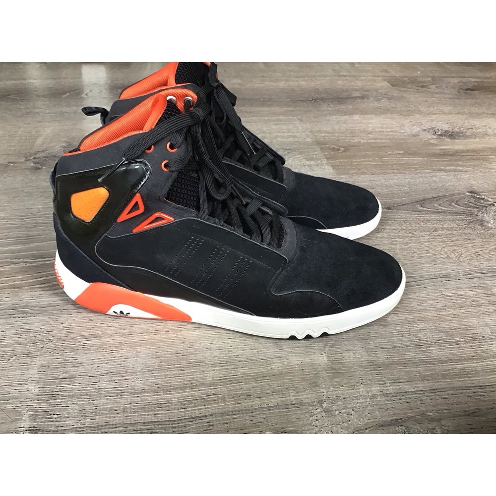 Adidas Roundhouse Mid 2.0 Charcoal Orange Men's Size 13 OG 2012 Mid Shoes G51133